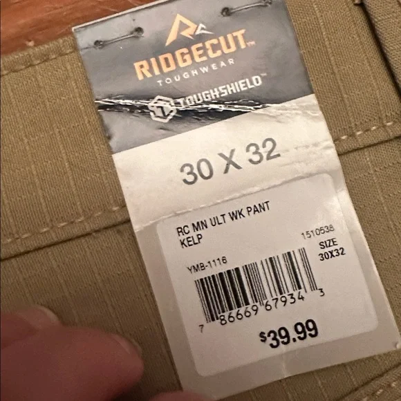 NWT Men’s Ridgecut work pants - Size 30/32 - Picture 5 of 5